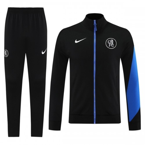 Chelsea Trainingsjack Pak 2025-26 Zwarte - Heren Chelsea Trainingsjack Pak 2025-26 Zwarte - Heren